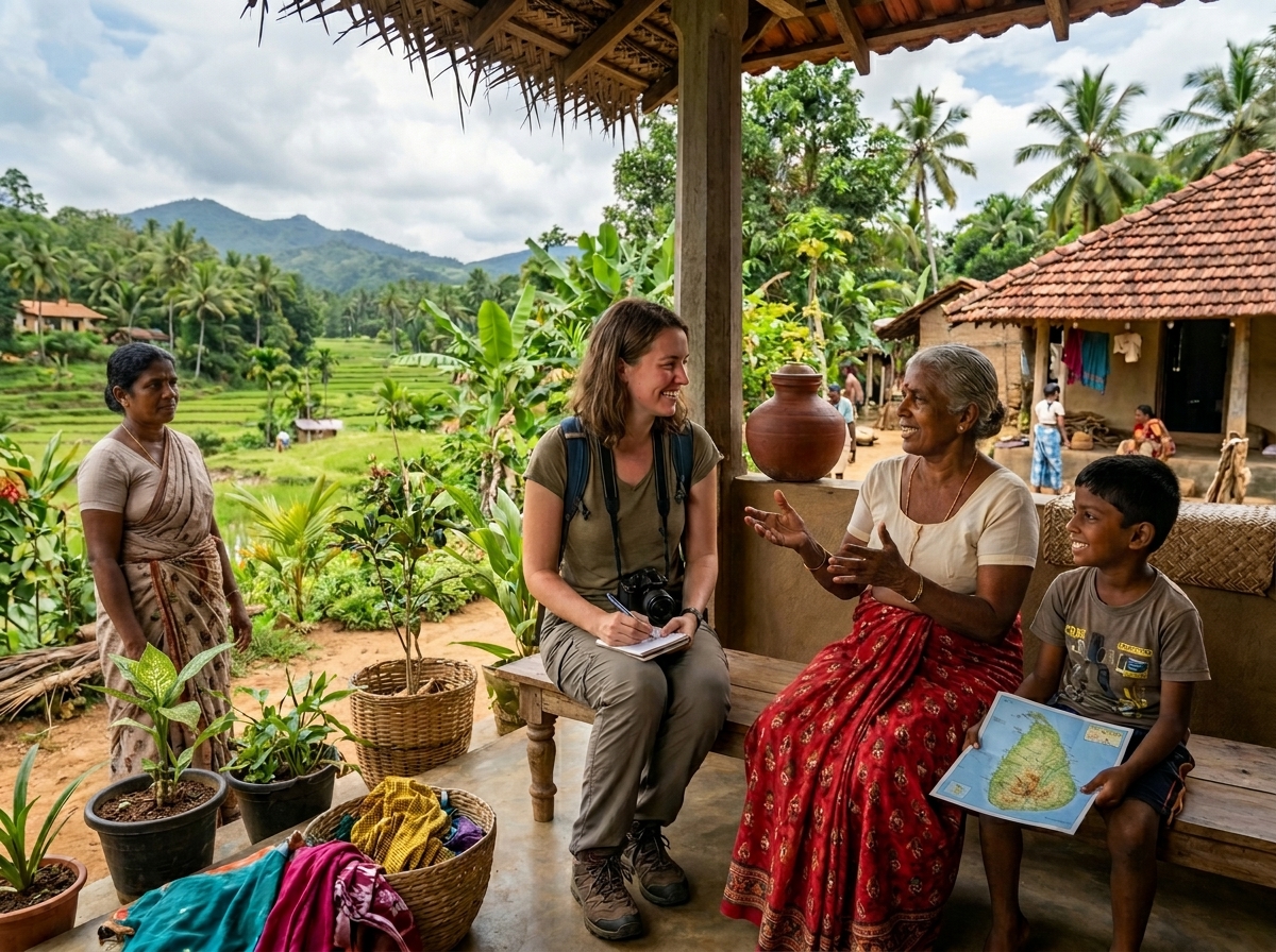 Communicating in Rural Sri Lanka