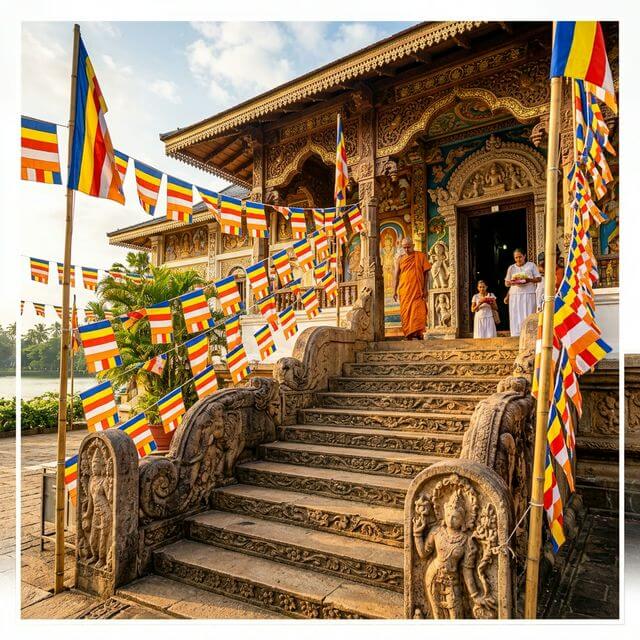 Visiting Temples in Sri Lanka